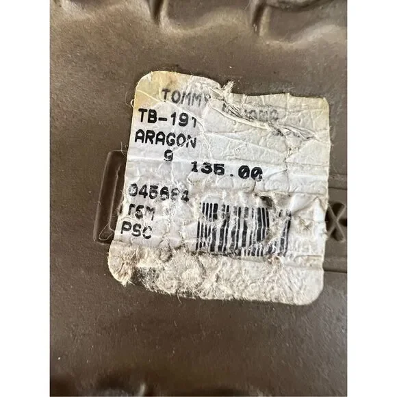 NWT Tommy Bahama Men's Beach Slide Closed Toe Sandals Espresso Brown Premium Lea - Picture 7 of 8